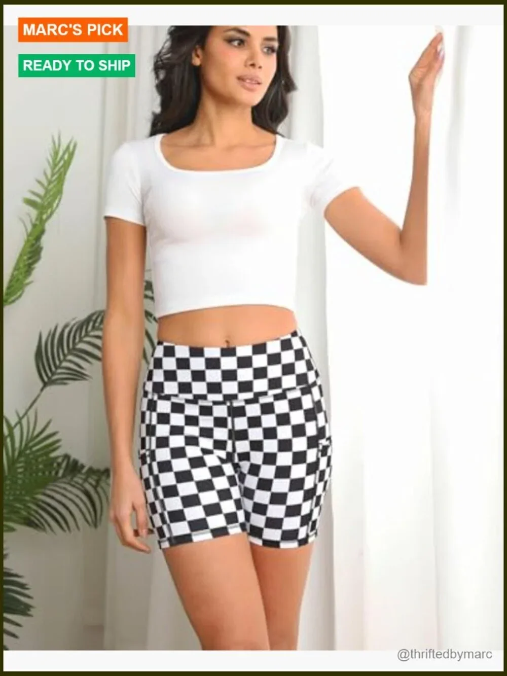 High Waisted Biker Shorts with Pockets - Buttery Soft Running Yoga Shorts 5in